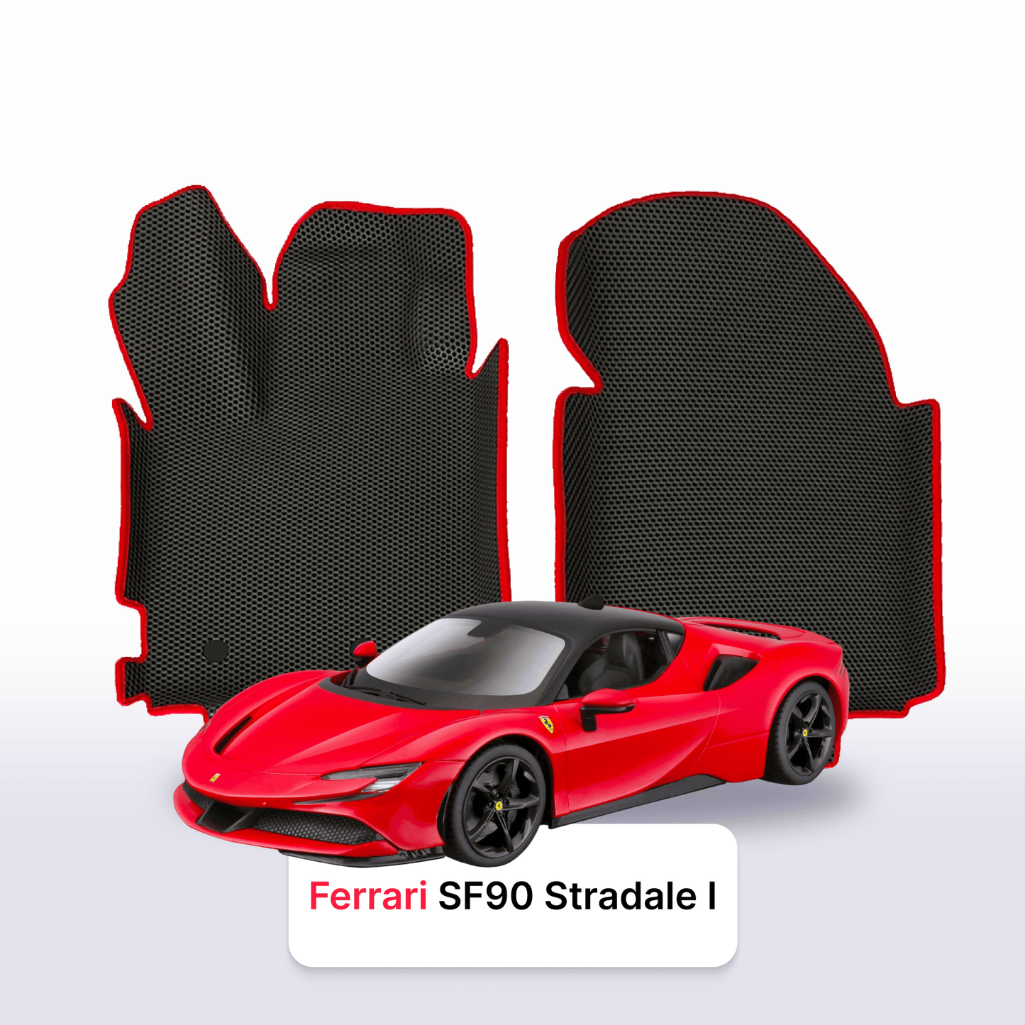 Car mats EVAMATS for Ferrari SF90 Stradale 1 gen 2019-2025 year Hybrid COUPE