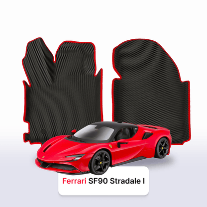 Car mats EVAMATS for Ferrari SF90 Stradale 1 gen 2019-2025 year Hybrid COUPE