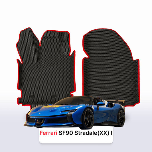 Car mats EVA for Ferrari SF90 Stradale (XX) 1 gen 2019-2028 year Hybrid ROADSTER