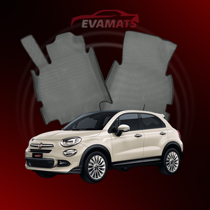 Tappetini per auto EVAMATS per Fiat 500X 1 generazione 2014-2025 anno SUV