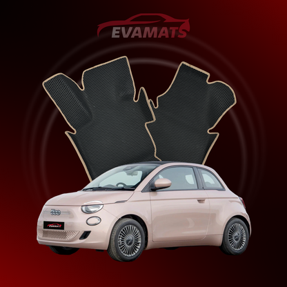 Car mats EVAMATS for Fiat 500 3 gen 2020-2025 year ELECTRIC HATCHBACK 3 door CABRIO