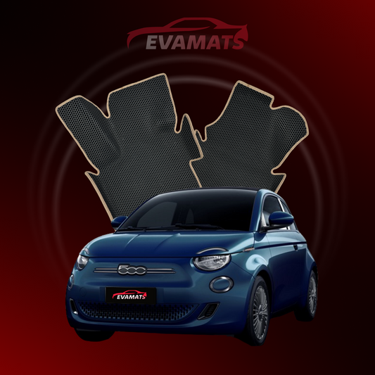 Alfombrillas de coche EVAMATS para Fiat 500 3ª generación 2020-2025 Eléctrico HATCHBACK 3 puertas