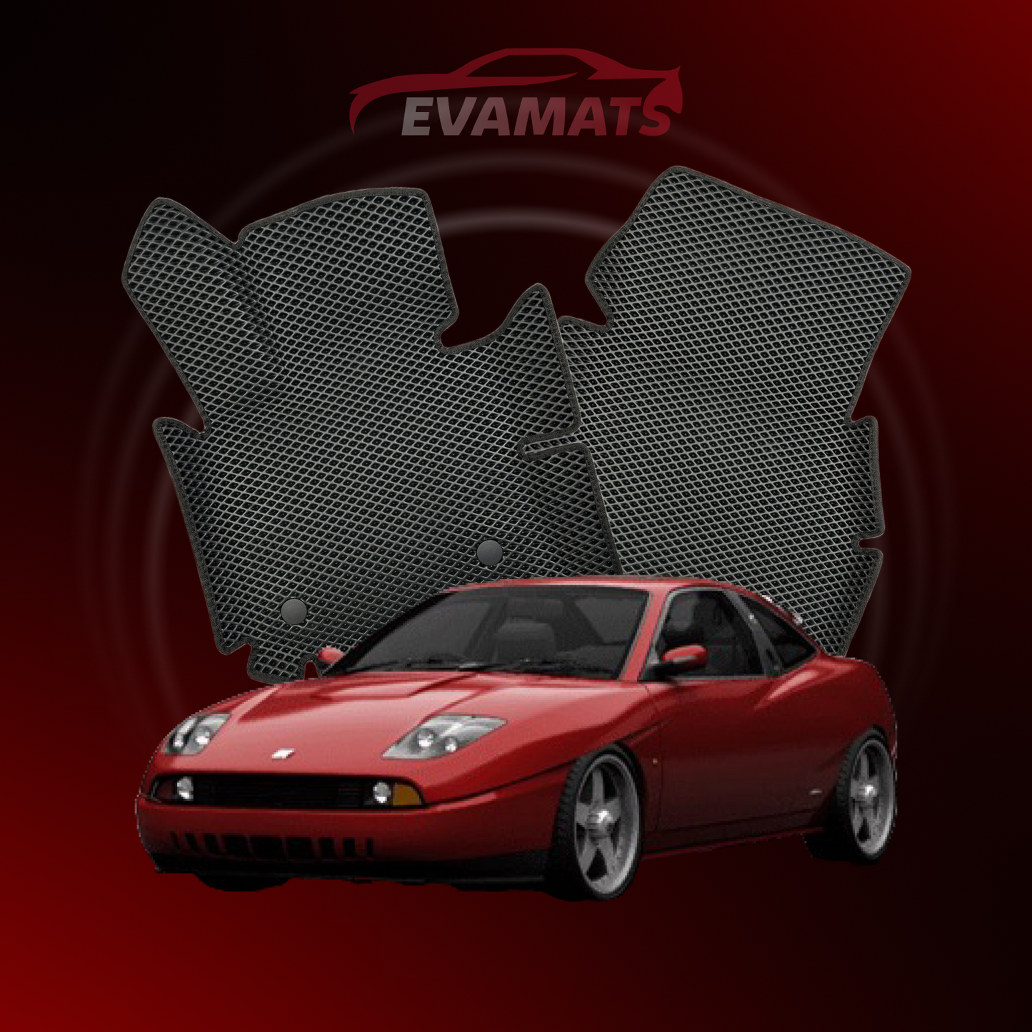 EVAMATS Automatten für Fiat Coupe 1. Generation 1993-2001 Jahr COUPE