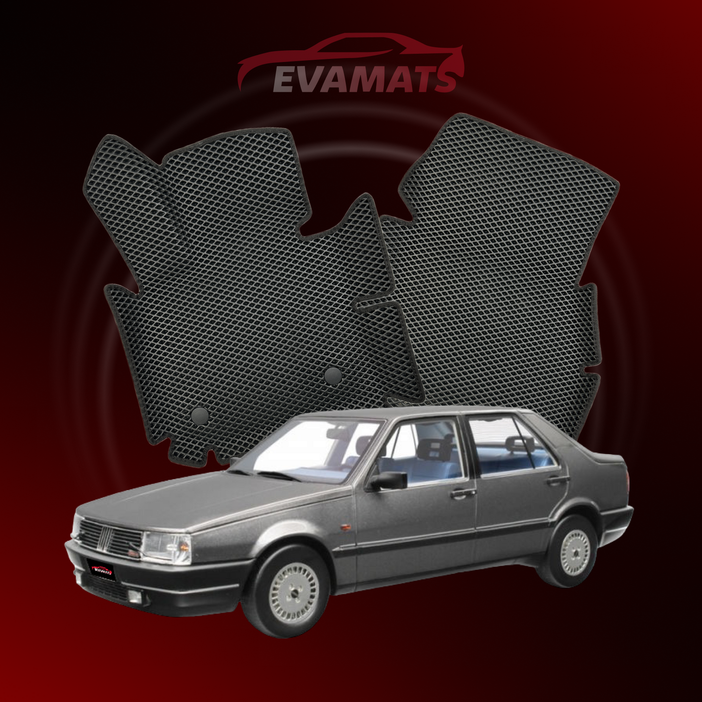 Tappetini per auto EVAMATS per Fiat Croma(154) 1 generazione 1985-1996 anno LIFTBACK