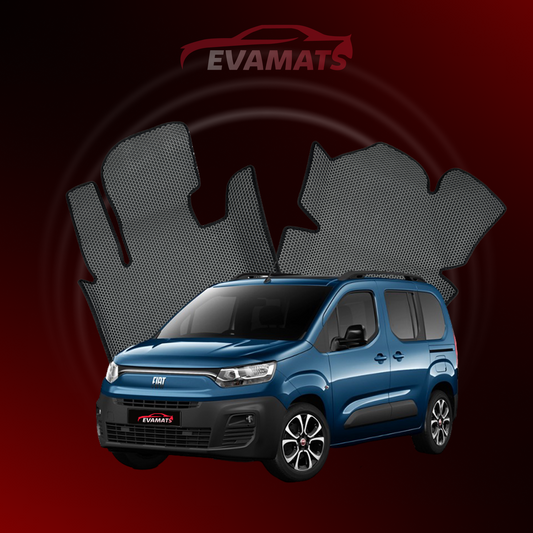 Tappetini per auto EVAMATS per Fiat Doblo(E) 3 gen 2023-2024 anno Elettrico MINIVAN