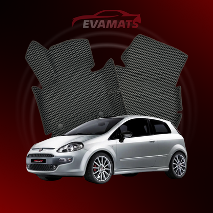 Alfombrillas de coche EVAMATS para Fiat Grande Punto 3ª generación 2005-2012 HATCHBACK 3 puertas