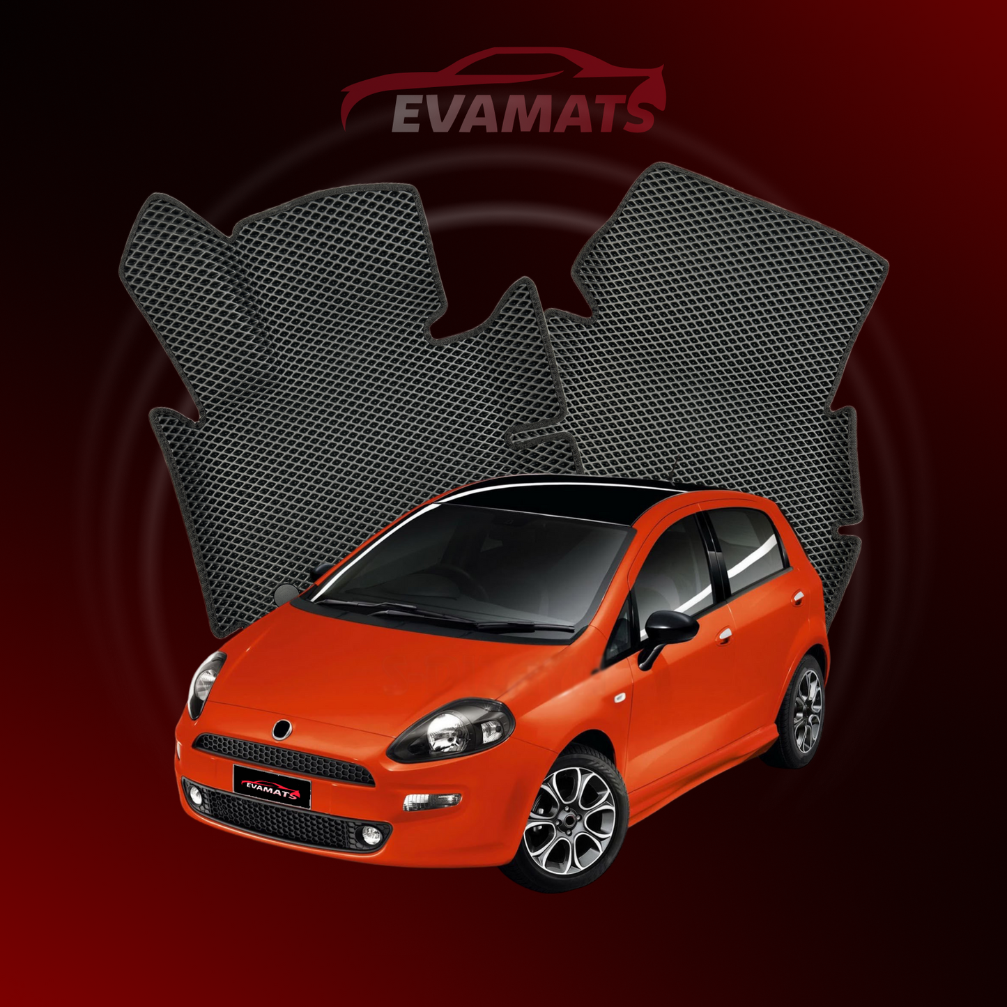 Alfombrillas de coche EVAMATS para Fiat Grande Punto 3ª generación 2005-2012 HATCHBACK 5 puertas