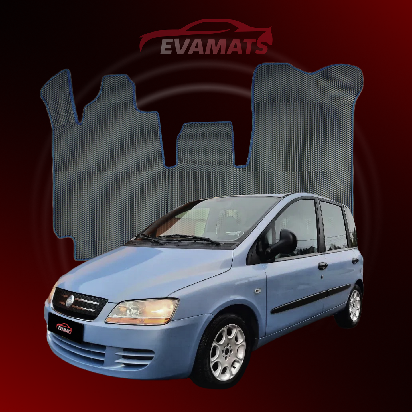 Autokoberce EVAMATS pro Fiat Multipla 1. generace BUS ročník 1998-2010