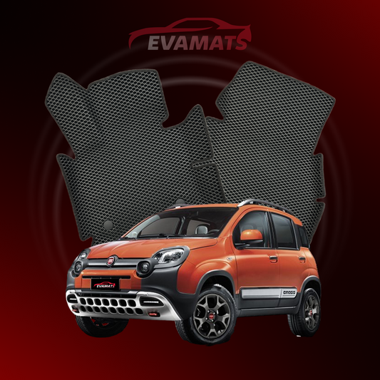 Alfombrillas de coche EVAMATS para Fiat Panda(Cross) 2ª generación 2003-2012 HATCHBACK 5 puertas