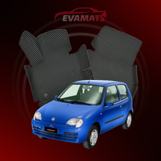 EVAMATS Automatten für Fiat Seicento 1. Generation 1998–2010, Schrägheck, 3 Türen