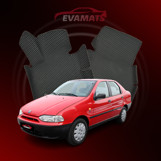 Tapis de voiture EVAMATS pour Fiat Siena 1ère génération 1996-2017 BERLINE