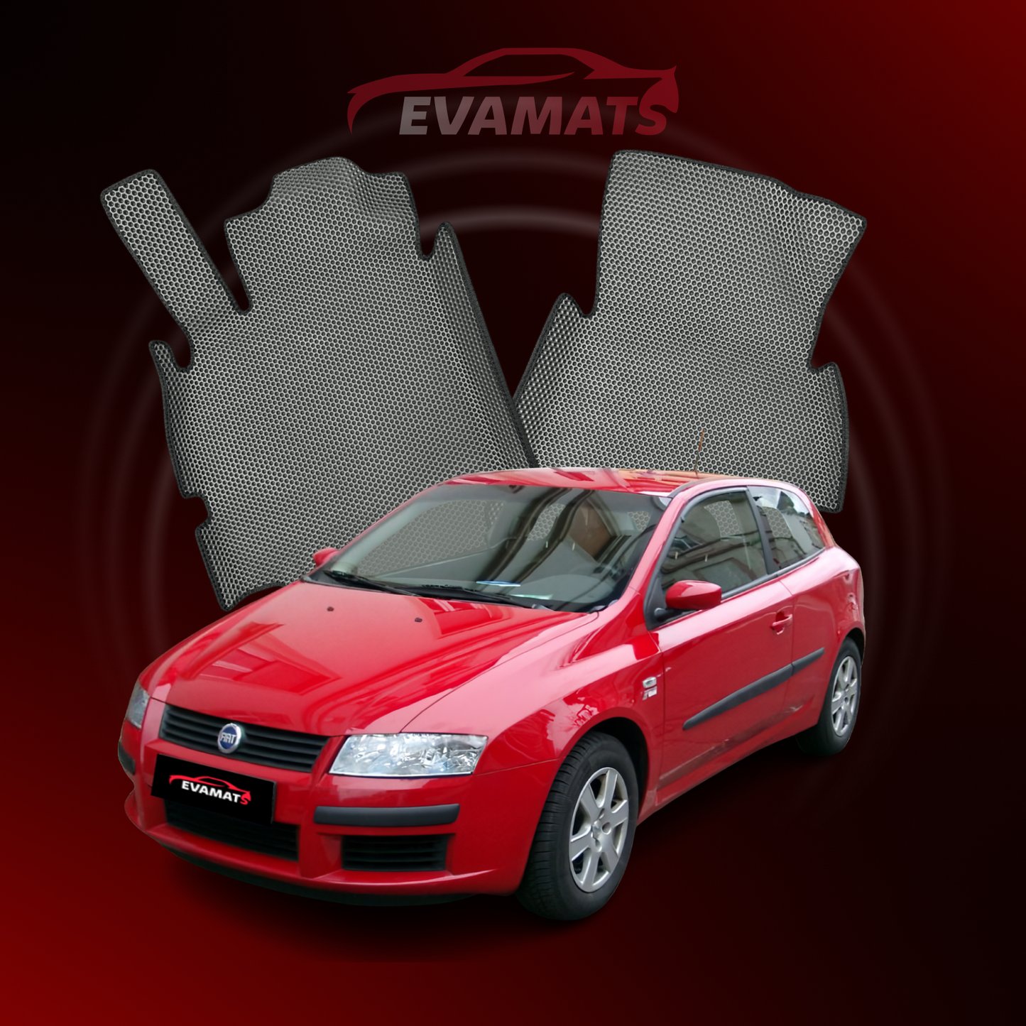 Tapis de voiture EVAMATS pour Fiat Stilo 1 génération 2001-2007 année HATCHBACK 3 portes