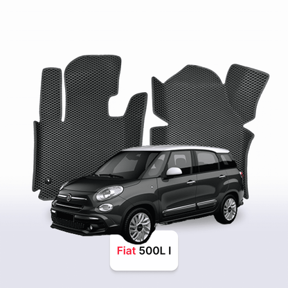 Car mats EVA for Fiat 500L(Living) 1 gen 2012-2017 year MINIVAN