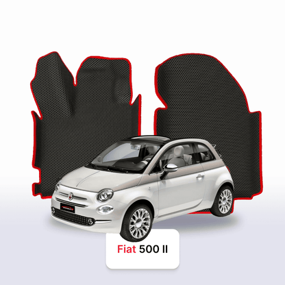 Car mats EVAMATS for Fiat 500 2 gen 2007-2020 year HATCHBACK 3 door CABRIO
