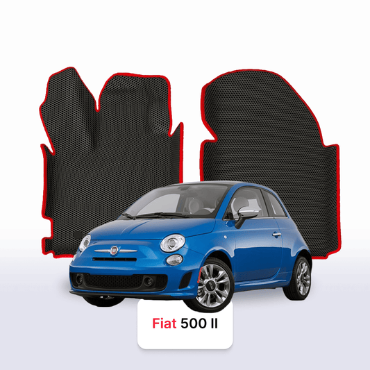 Car mats EVAMATS for Fiat 500 2 gen 2007-2020 year HATCHBACK 3 door