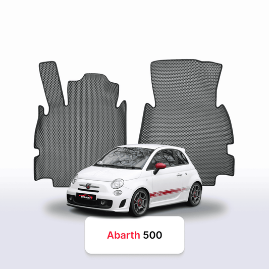 Car mats EVAMATS for Fiat 500(Abarth) 2 gen 2007-2020 year HATCHBACK 3 door
