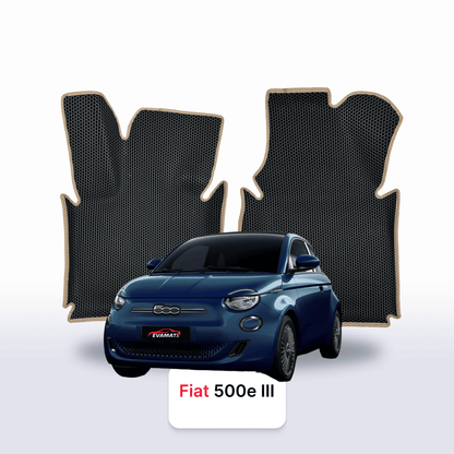 Car mats EVAMATS for Fiat 500E 3 gen 2020-2025 year Electric HATCHBACK 3 door