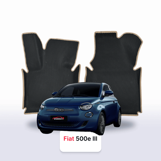 Car mats EVAMATS for Fiat 500E 3 gen 2020-2025 year Electric HATCHBACK 3 door