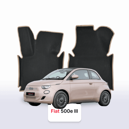 Car mats EVAMATS for Fiat 500E 3 gen 2020-2025 year ELECTRIC HATCHBACK 3 door CABRIO