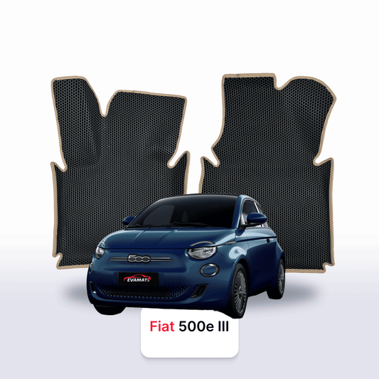 Car mats EVA for Fiat 500E 3 gen 2020-2028 year Electric HATCHBACK 3 door