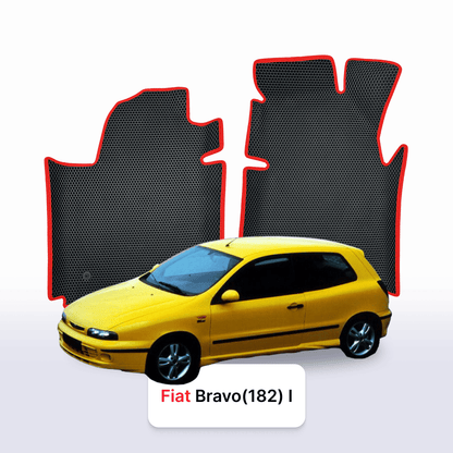 Car mats EVA for Fiat Bravo(182) 1 gen 1995-2001 year HATCHBACK 3 door
