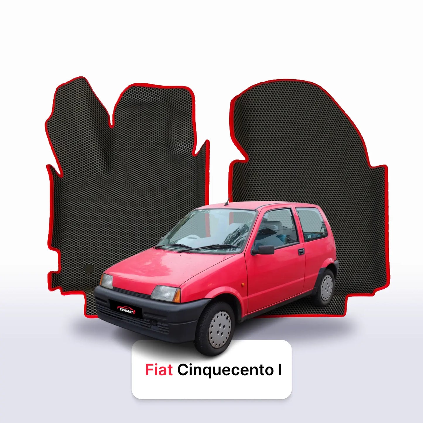Car mats EVAMATS for Fiat Cinquecento 1 gen 1981-1998 year HATCHBACK 3 door