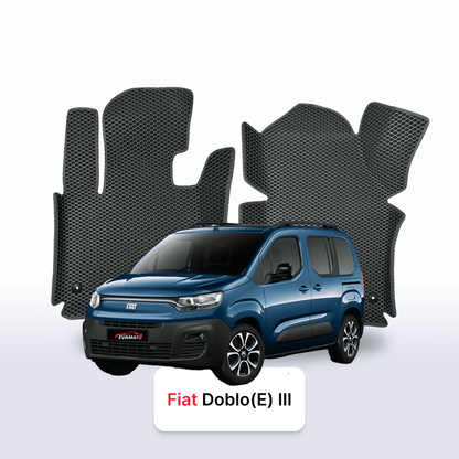 Car mats EVAMATS for Fiat Doblo(E) 3 gen 2023-2026 year Electric MINIVAN
