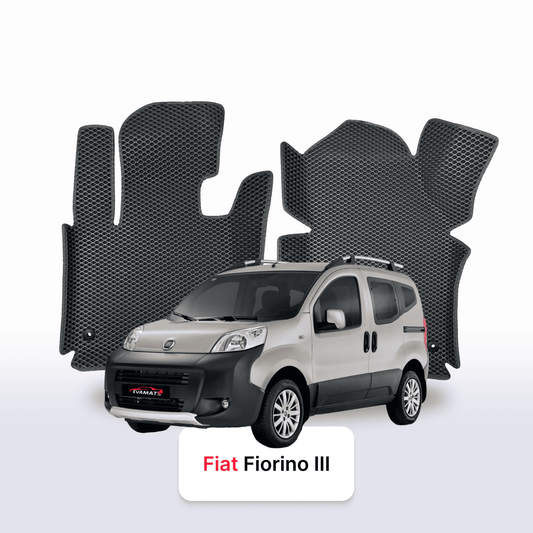 Car mats EVAMATS for Fiat Fiorino 3 gen 2007-2025 year MINIVAN