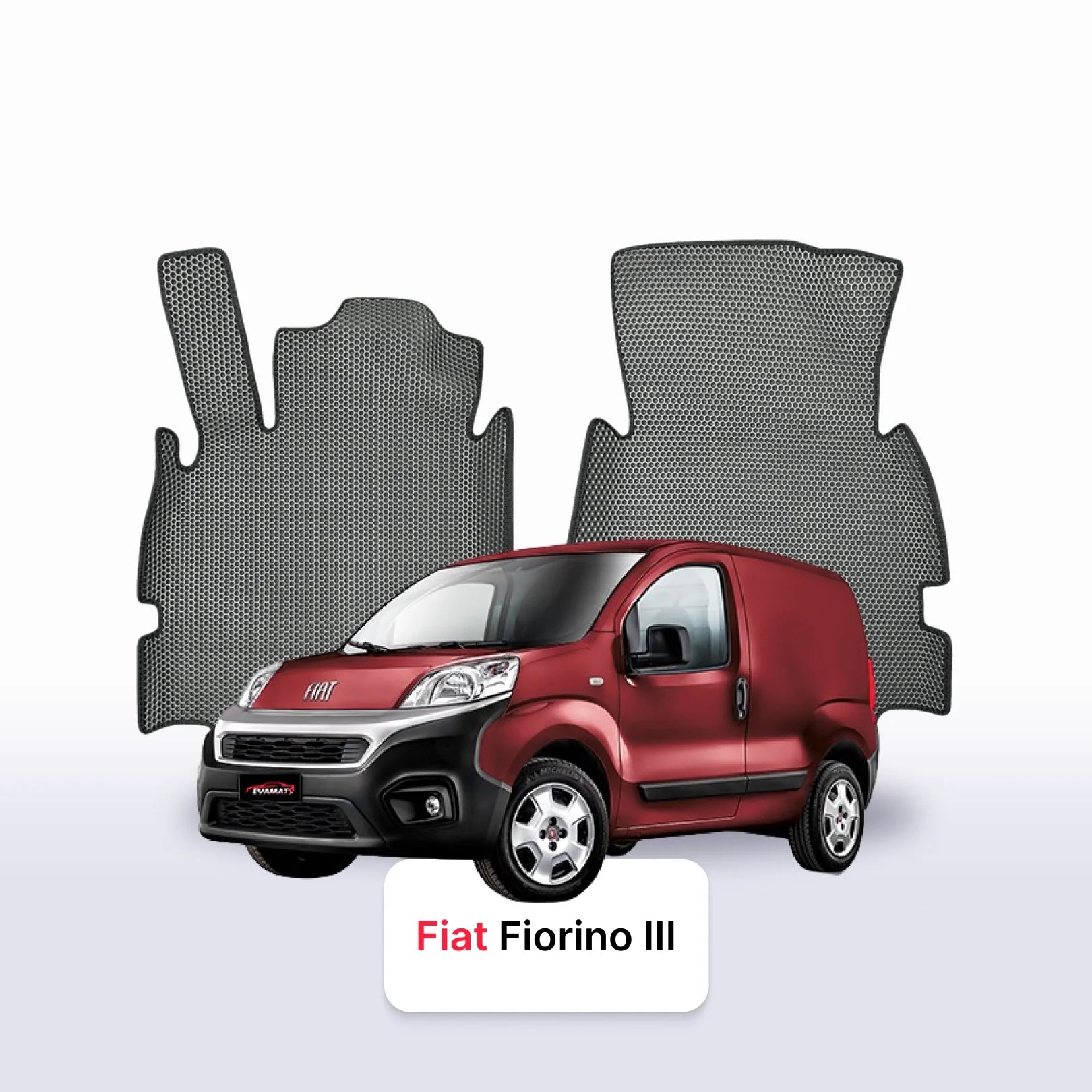 Car mats EVAMATS for Fiat Fiorino 3 gen 2007-2025 year VAN