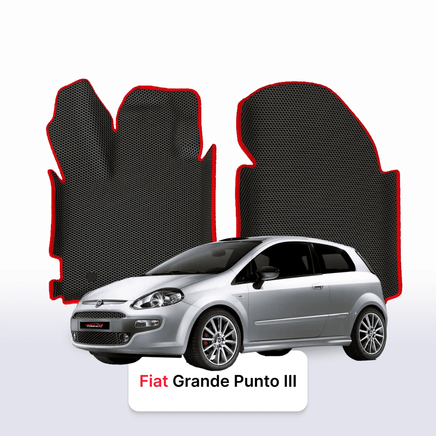 Car mats EVA for Fiat Grande Punto 3 gen 2005-2012 year HATCHBACK 3 door