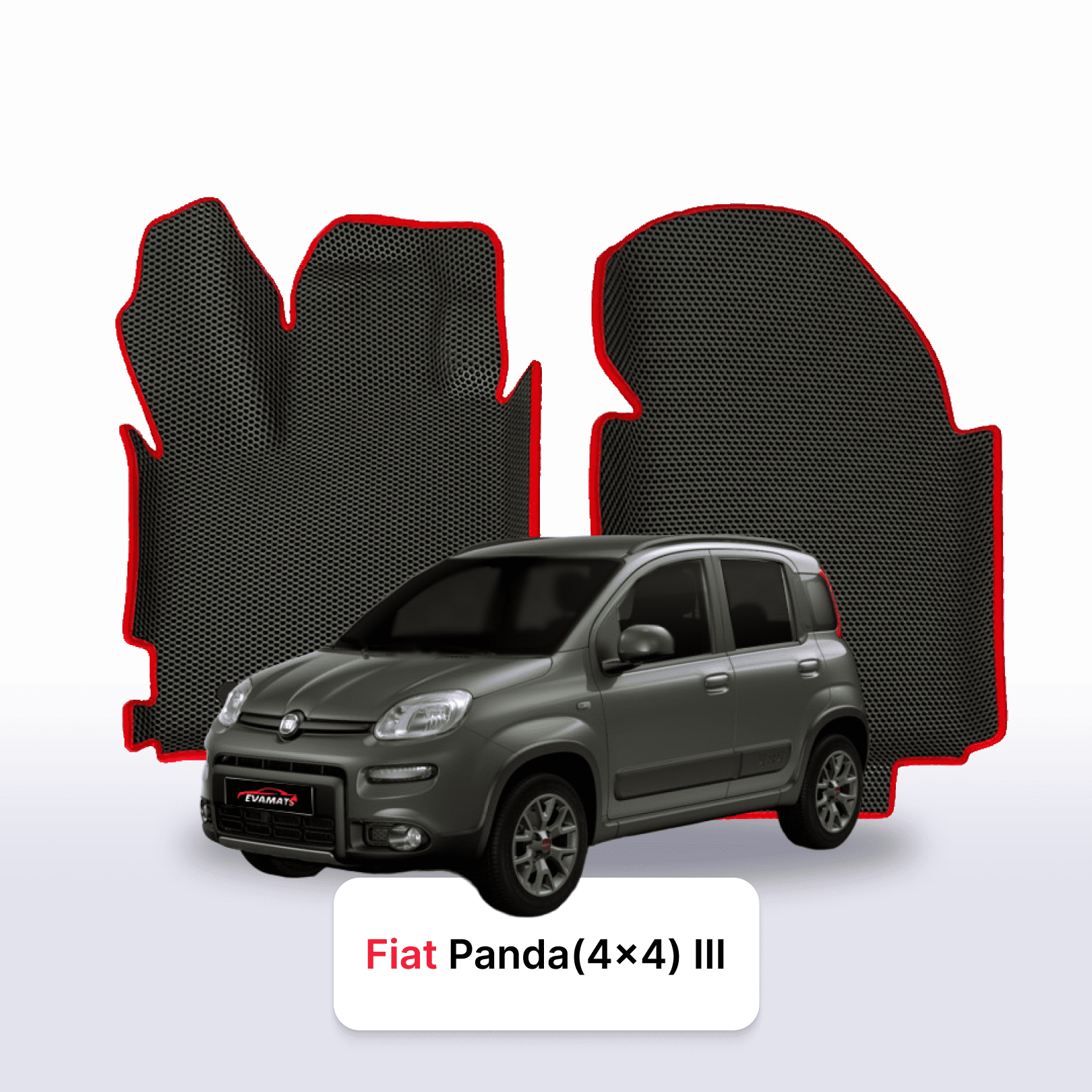 Car mats EVAMATS for Fiat Panda(4x4) 3 gen 2011-2025 year HATCHBACK 5 door