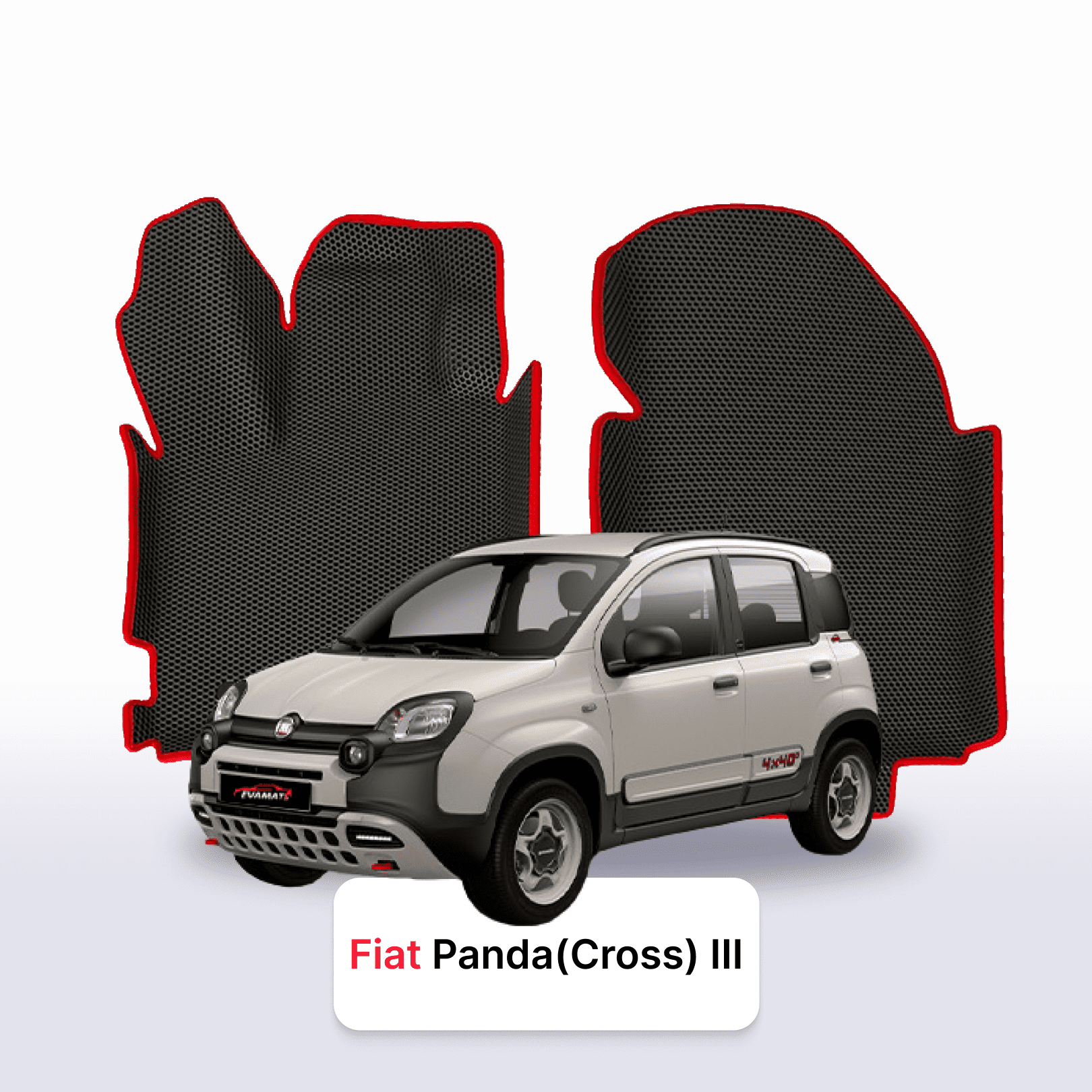 Car mats EVAMATS for Fiat Panda(Cross) 3 gen 2011-2025 year HATCHBACK 5 door