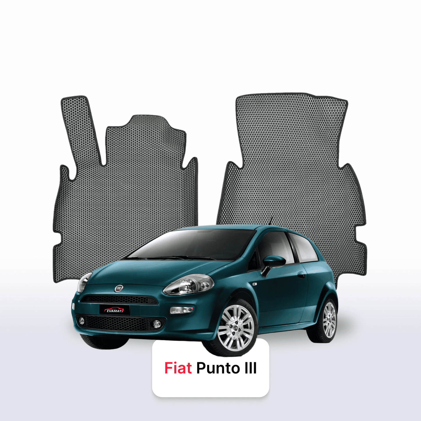 Car mats EVAMATS for Fiat Punto 3 gen 2012-2018 year HATCHBACK 3 door
