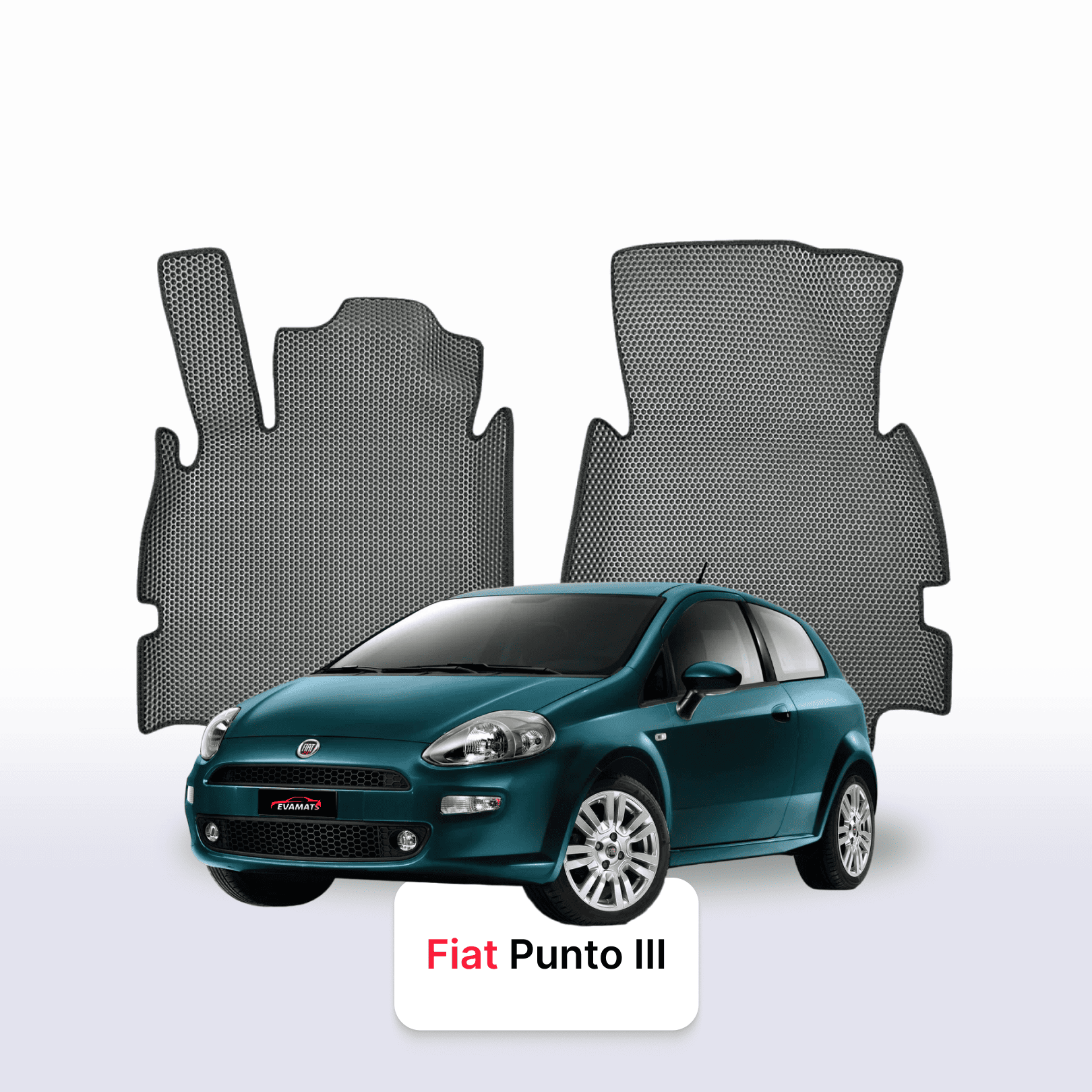 Car mats EVA for Fiat Punto 3 gen 2012-2018 year HATCHBACK 3 door