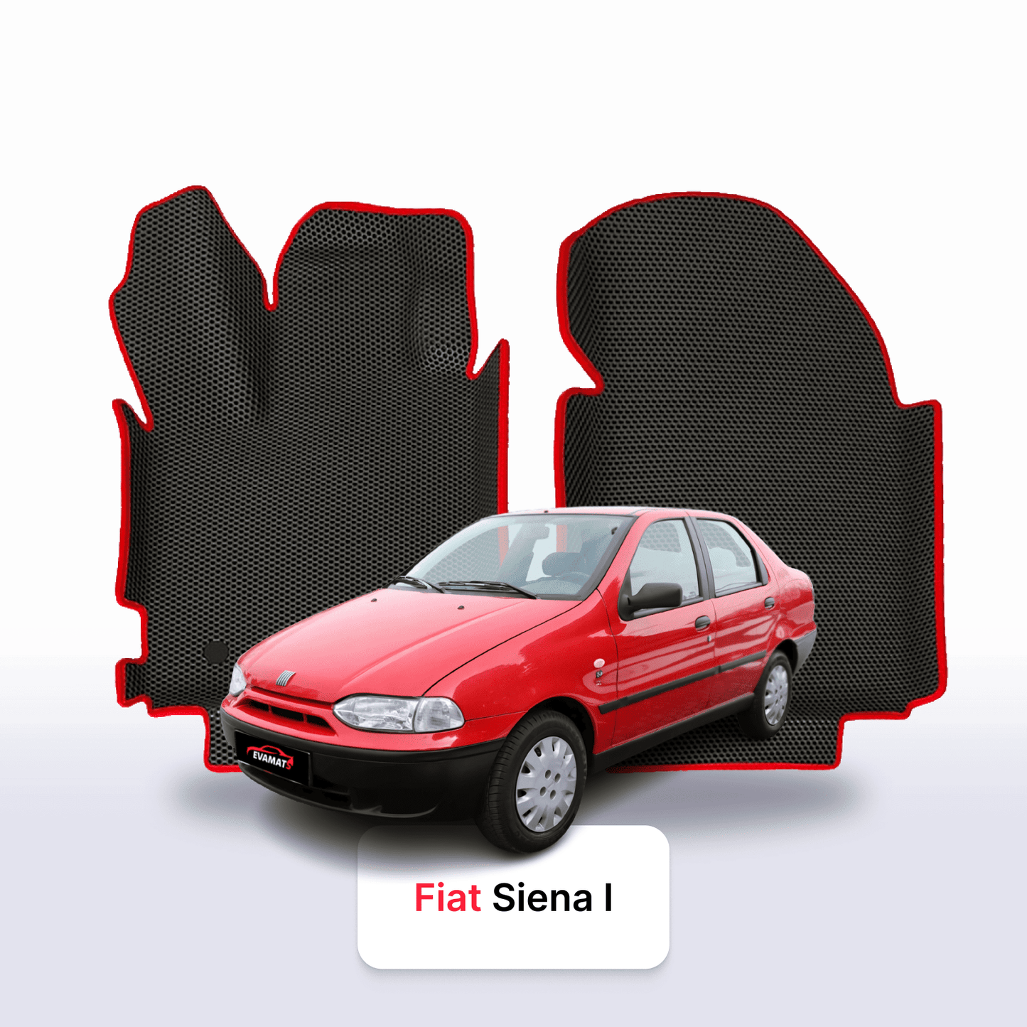 Car mats EVAMATS for Fiat Siena 1 gen 1996-2017 year SEDAN
