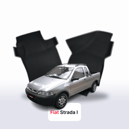 Car mats EVA for Fiat Strada 1 gen 1996-2020 year PICK-UP single cabin
