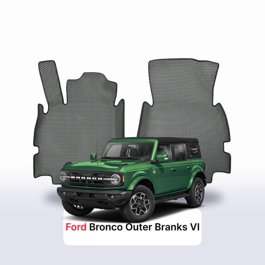 Car mats EVAMATS for Ford Bronco Outer Branks 6 gen 2021-2027 year SUV