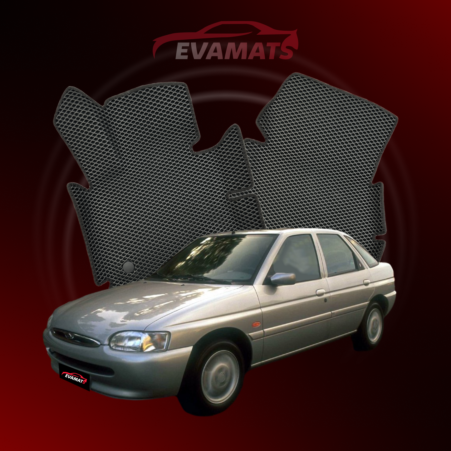 Alfombrillas de coche EVAMATS para Ford Escort 5ª generación 1995-2000 año HATCHBACK 5 puertas