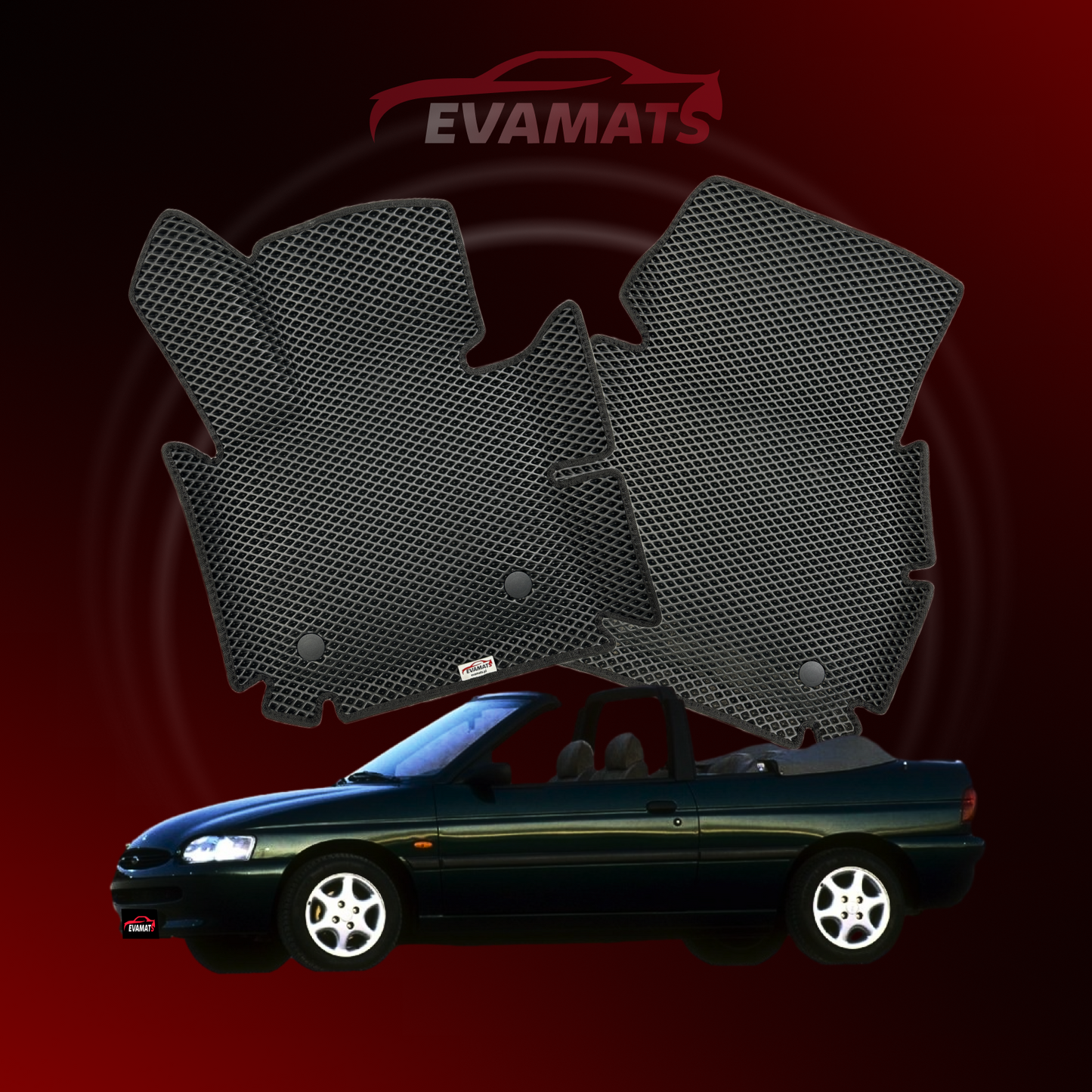 Autokoberce EVAMATS pre Ford Escort 5 gen 1995-2000 rok CABRIO