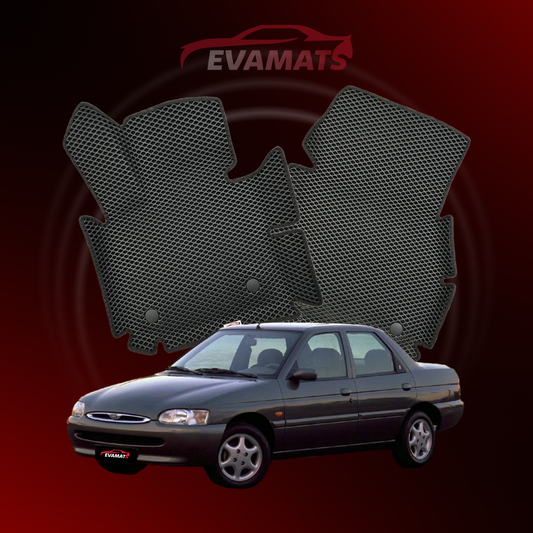 Car mats EVAMATS for Ford Escort 5 gen 1995-2000 year SEDAN