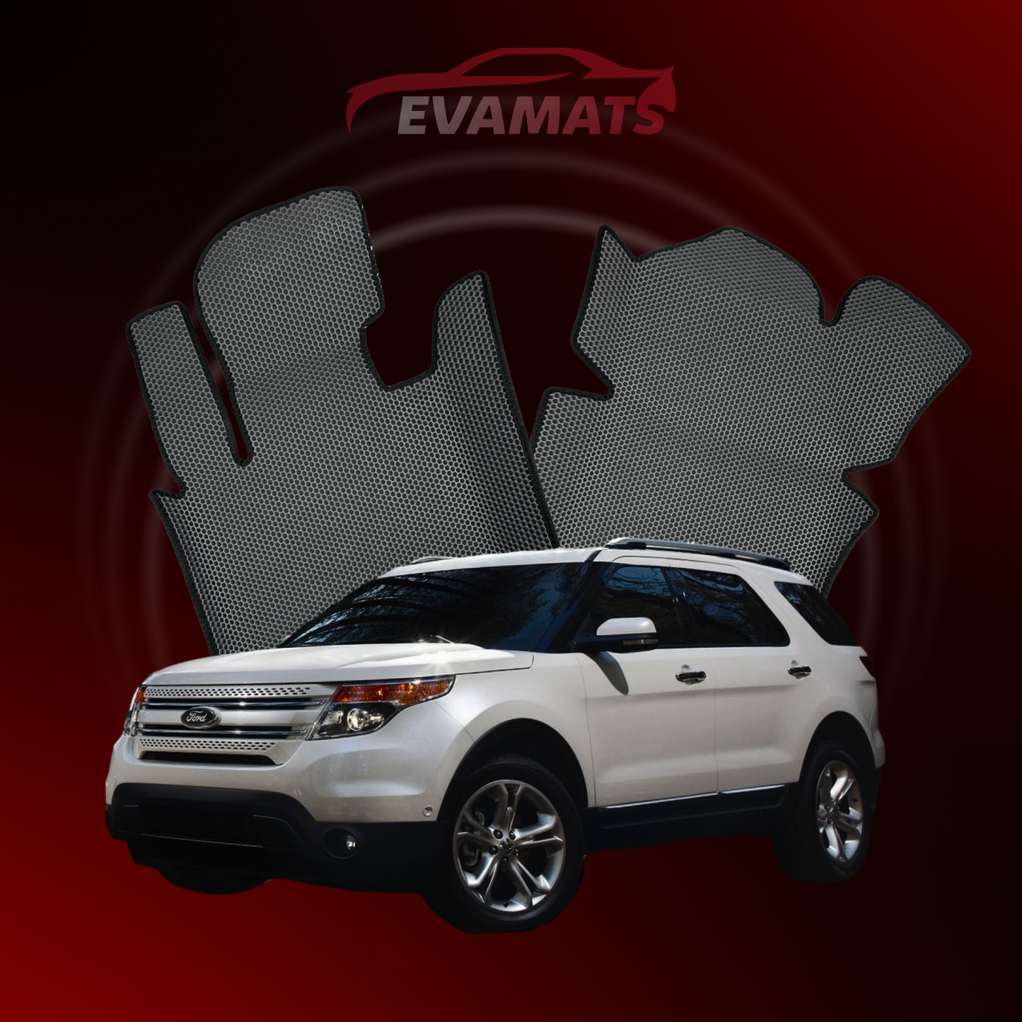 Fußmatten EVAMATS für Ford Explorer 5 Gen 2010-2023 Jahr SUV