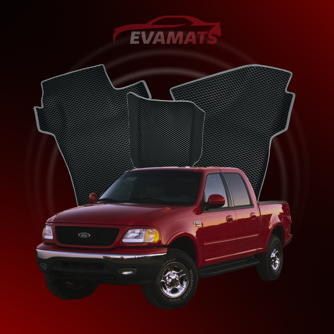 Fußmatten EVAMATS für Ford F-150 10. Generation 1996-2004 Jahr PICK-UP Doppelkabine