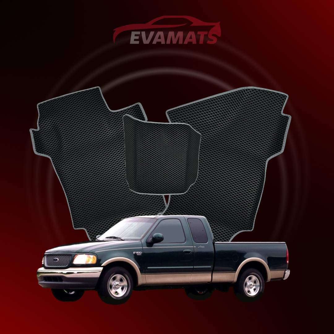 Car mats EVAMATS for Ford F-150 10 gen 1996-2004 year PICK-UP one-and-half cabin