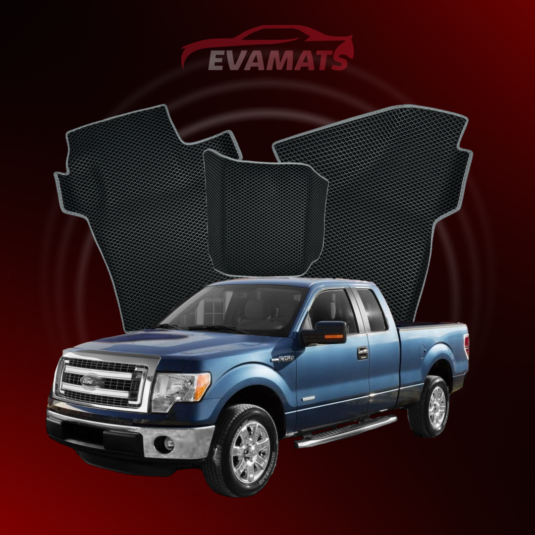 Car mats EVAMATS for Ford F-150 12 gen 2008-2014 year PICK-UP one-and-half cabin