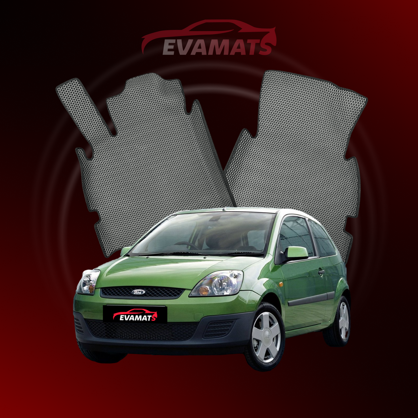 Tapis de voiture EVAMATS pour Ford Fiesta 5 génération 2002-2008 année HATHBACK 3 portes