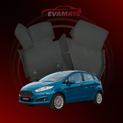 Car mats EVAMATS for Ford Fiesta 6 gen 2008-2017 year HATCHBACK 5 door