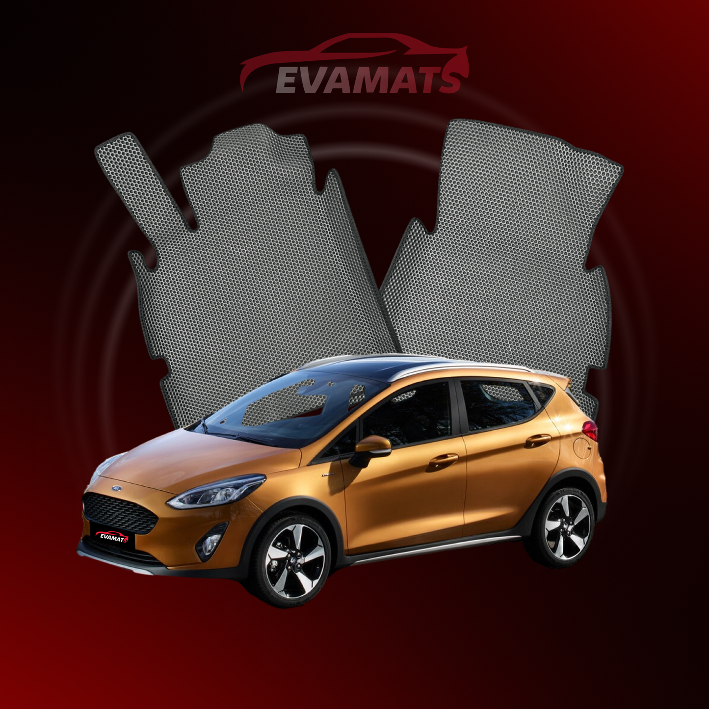 Autokoberce EVAMATS pre Ford Fiesta 7 gen 2017-2023 rok HATCHBACK 5 dv.