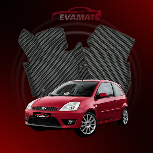 Fußmatten EVAMATS für Ford Fiesta ST 5 Gen 2004-2008 Jahr FLIEßHECK 3-Türer