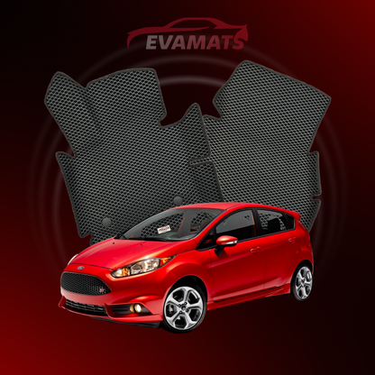 Car mats EVAMATS for Ford Fiesta ST 6 gen 2013-2018 year HATCHBACK 5 door