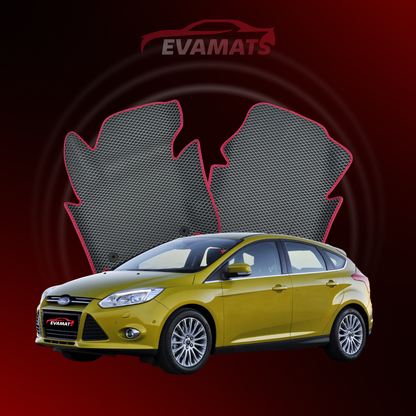 Car mats EVAMATS for Ford Focus 3 gen 2011-2018 year HATCHBACK 5 door